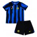 Billige Inter Milan Børnetøj Hjemmebanetrøje til baby 2023-24 Kortærmet (+ korte bukser)